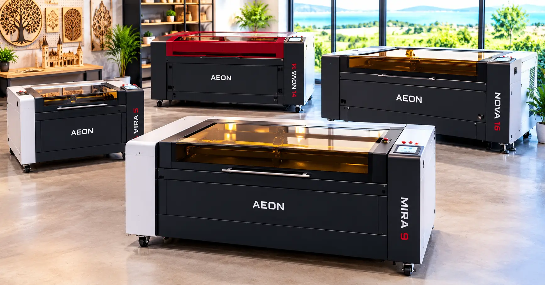AEON Laser Machines Showroom
